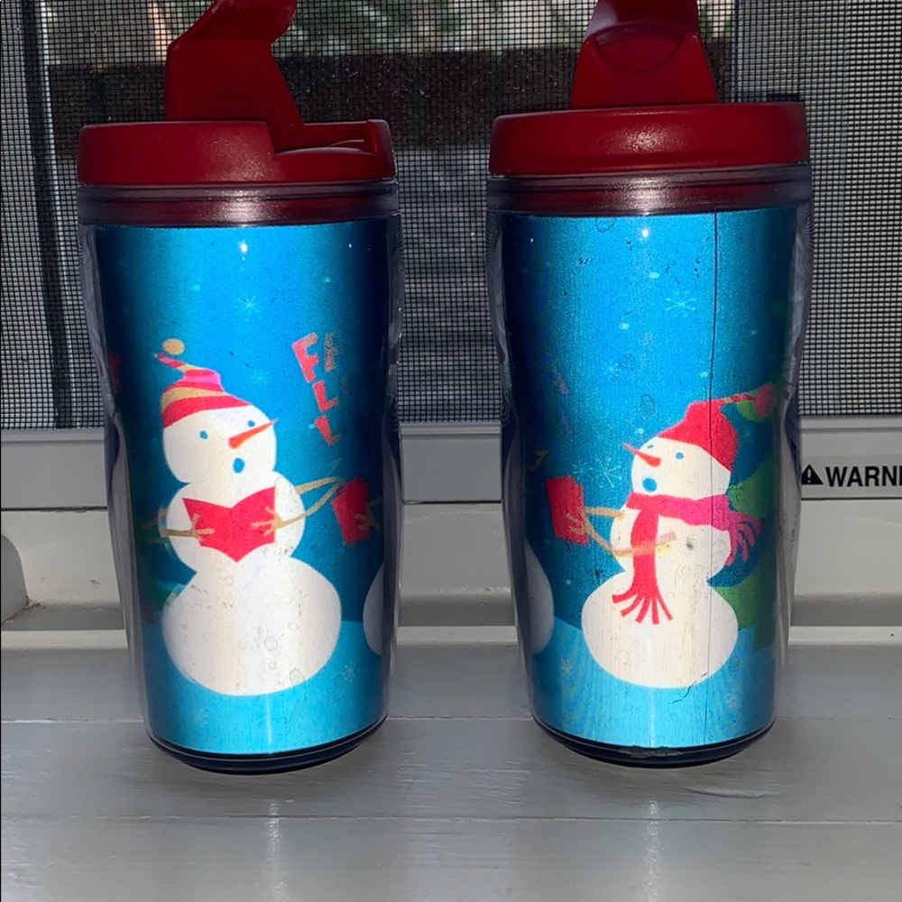 Set of 2 kids’ Starbucks insulated travel cups